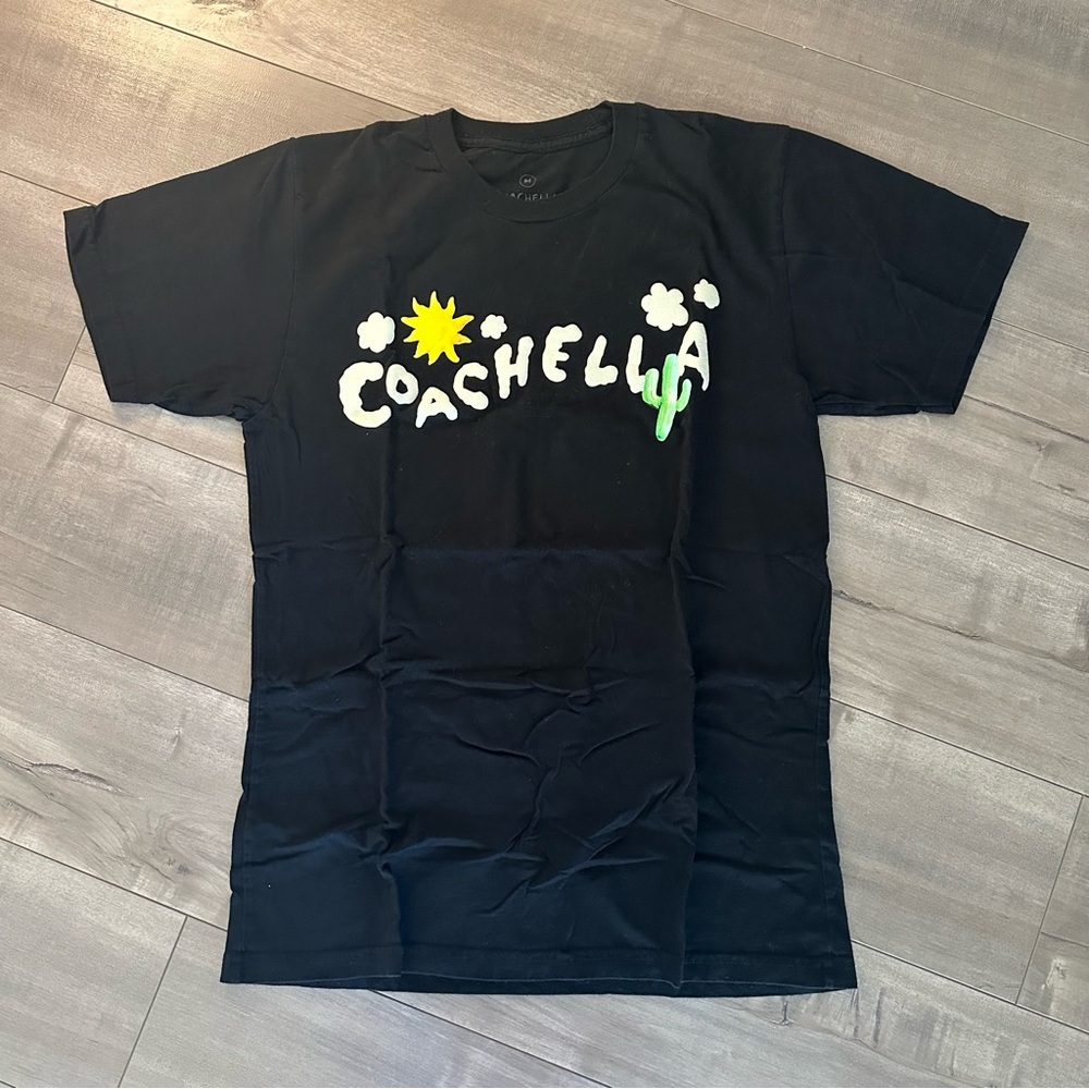 Coachella 2023 Men's Black T-Shirt